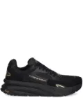Ea7 Emporio Armani logo-detail mesh sneakers - Black