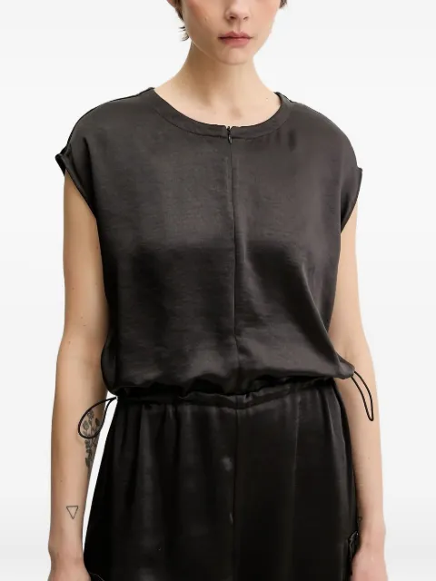 Ea7 Emporio Armani satin cargo jumpsuit