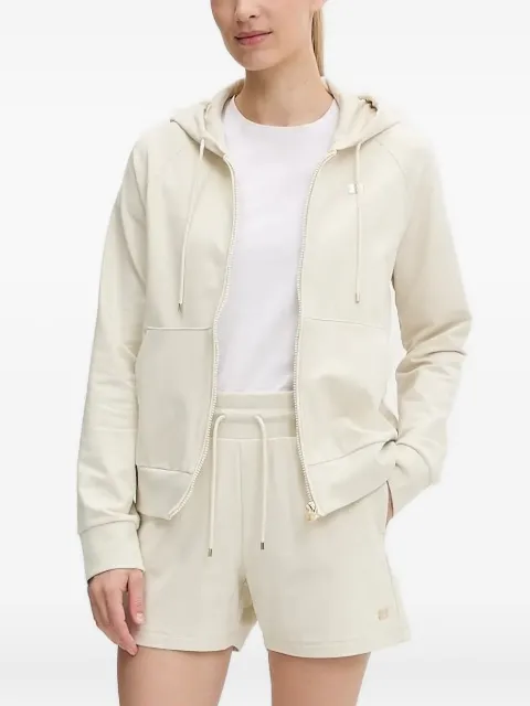 Ea7 Emporio Armani zip-front hoodie