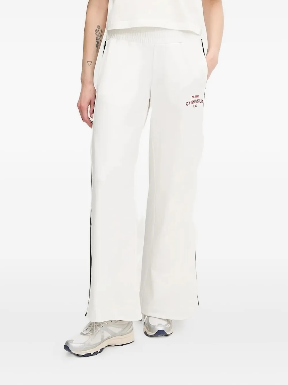 Ea7 Emporio Armani button trousers Wit