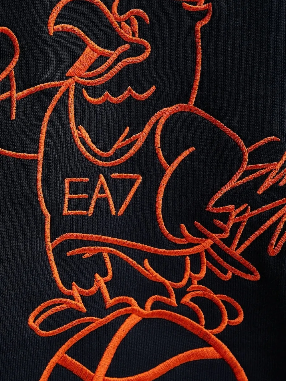 Ea7 Emporio Armani Hoodie Blauw