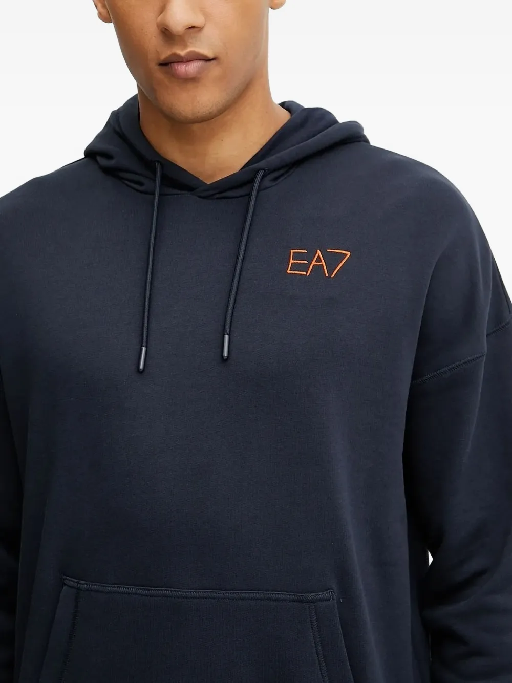Ea7 Emporio Armani Hoodie Blauw