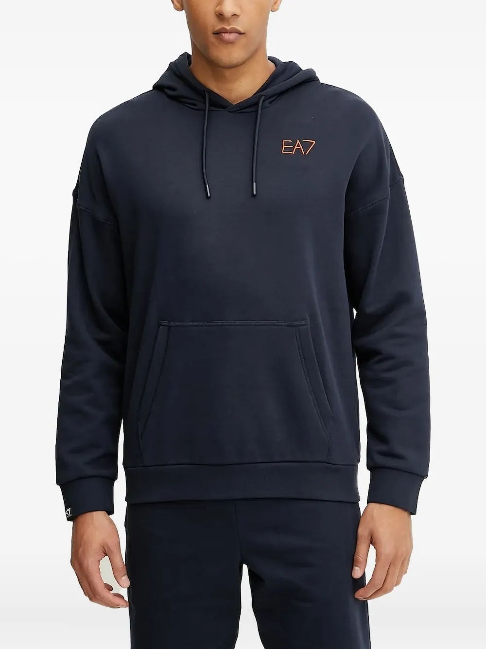 Ea7 Emporio Armani Hoodie Blauw