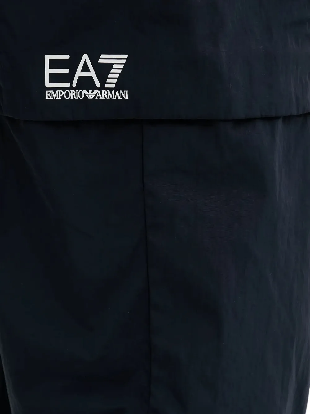 Ea7 Emporio Armani Cargo broek met logo-reliëf Blauw