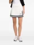 Ea7 Emporio Armani stripe-detail mini skirt - White