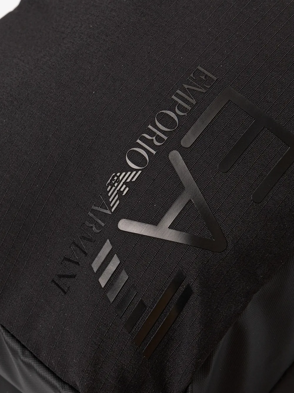 Ea7 Emporio Armani Rugzak met logo Zwart