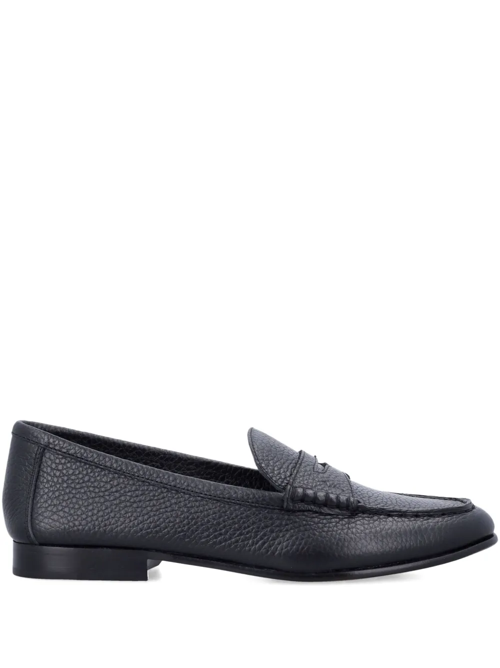 Polo Ralph Lauren Loafers van bewerkt leer Zwart