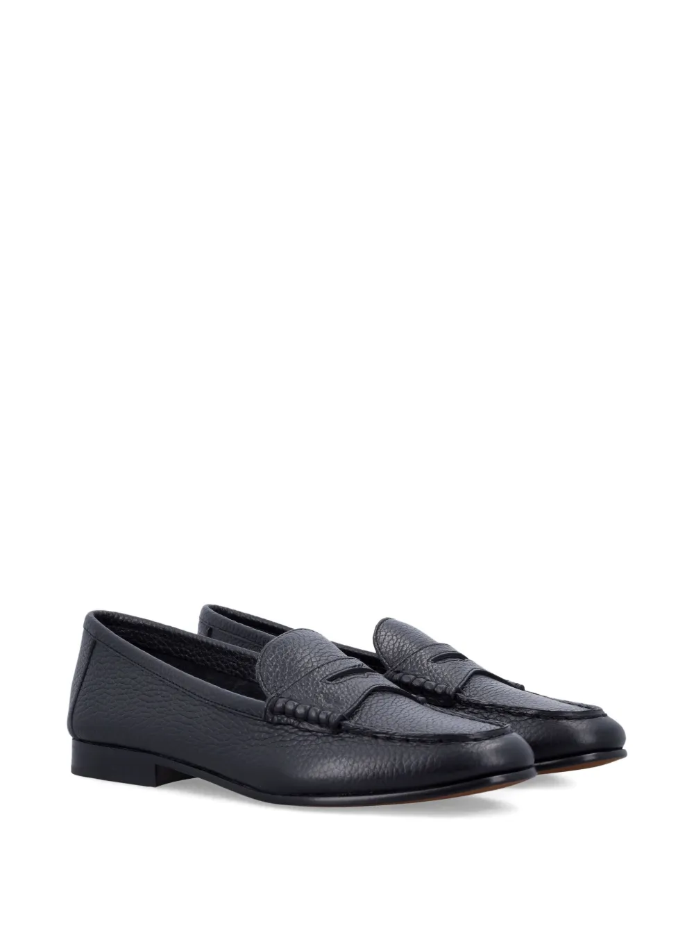 Polo Ralph Lauren pebbled leather loafers | Image 2