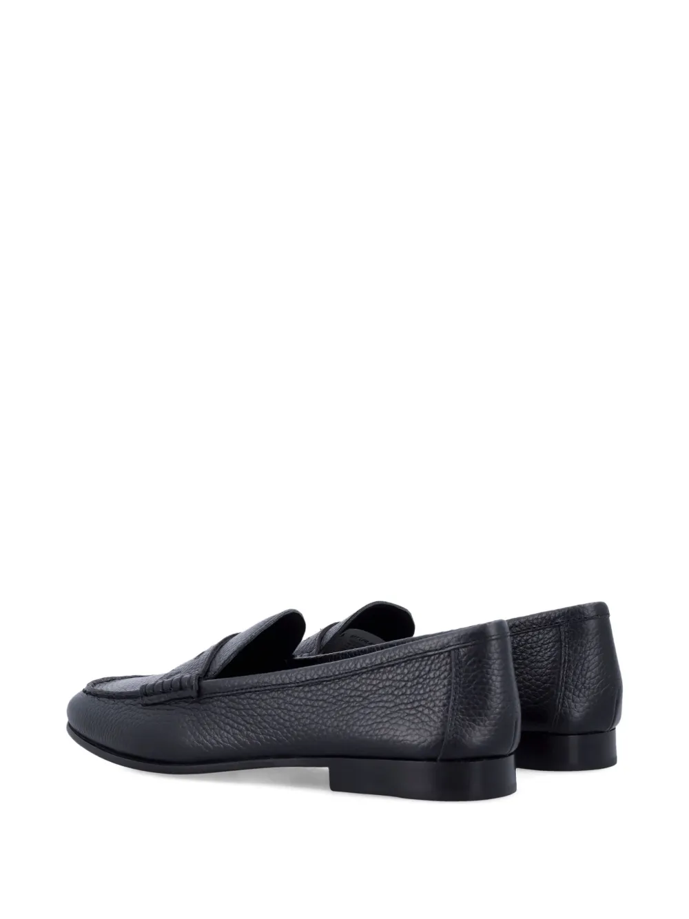 Polo Ralph Lauren pebbled leather loafers Black