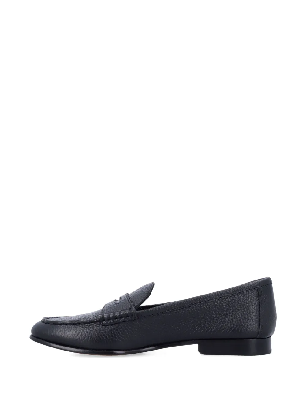 Polo Ralph Lauren pebbled leather loafers Black
