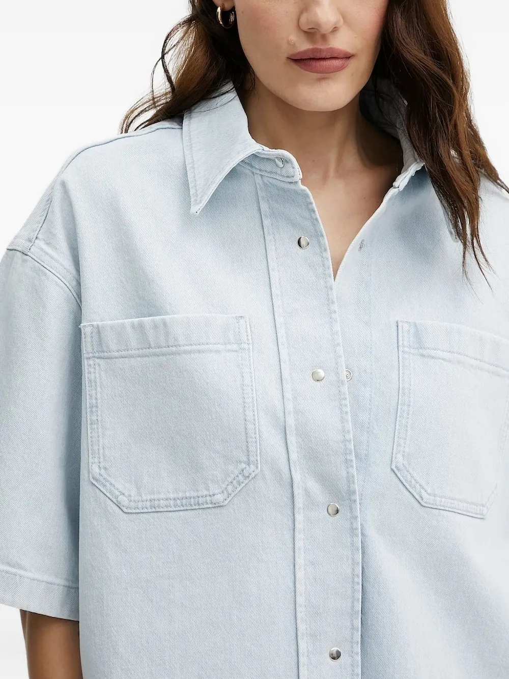 IVY OAK Blouse met zakdetail Blauw