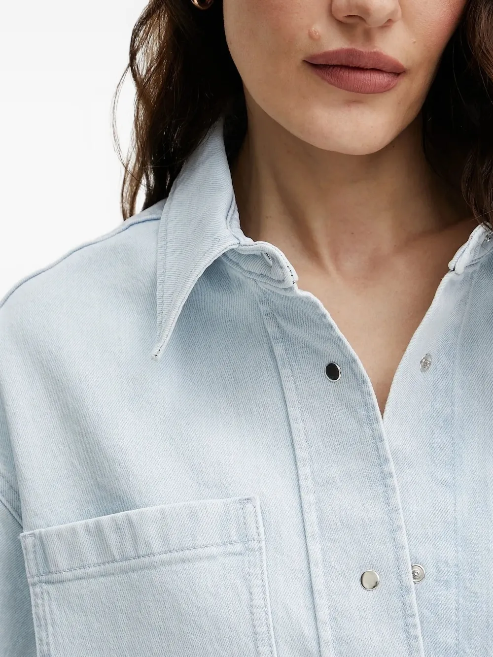 IVY OAK Blouse met zakdetail Blauw