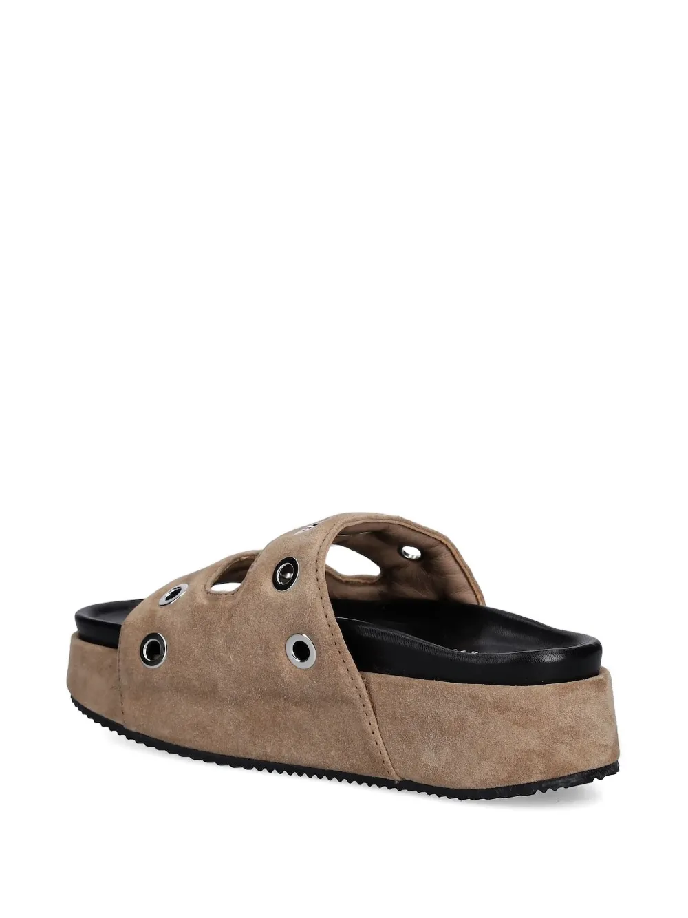 Inuikii platform eyelet-detail slides | Flat Sandals | Image 2