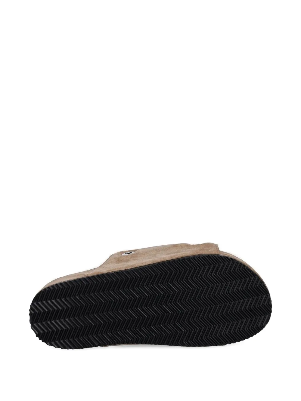 Inuikii platform eyelet-detail slides Brown