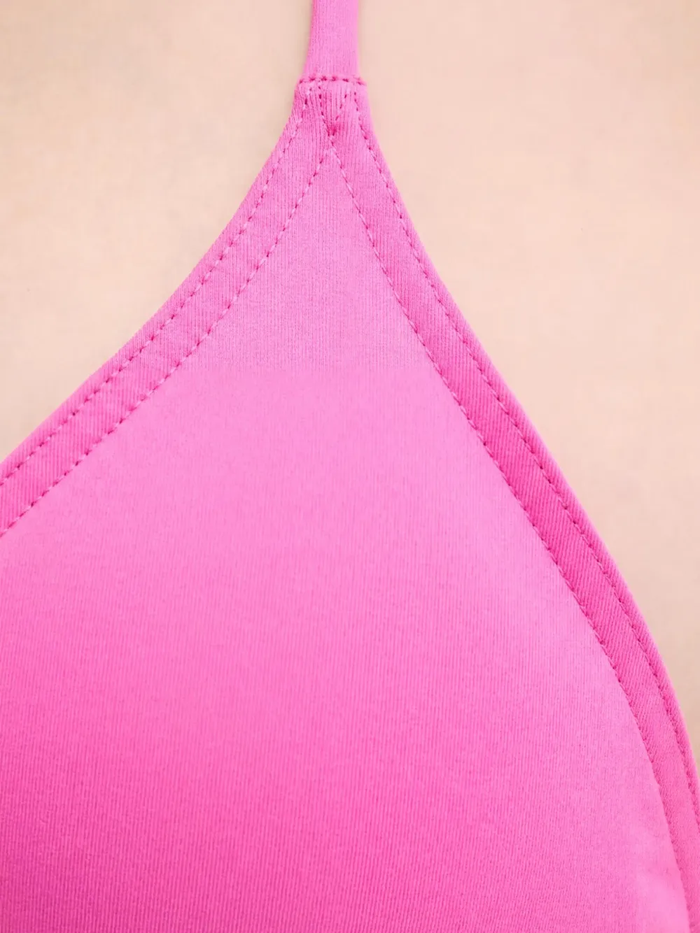 MC2 Saint Barth Triangel bikinitop met halternek Roze