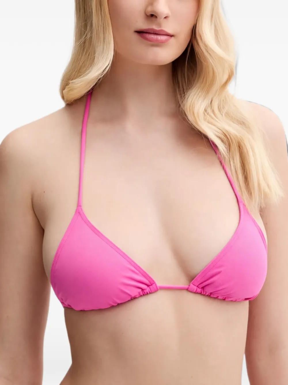 MC2 Saint Barth Triangel bikinitop met halternek Roze