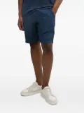 MC2 Saint Barth elasticated-waist linen shorts - Blue