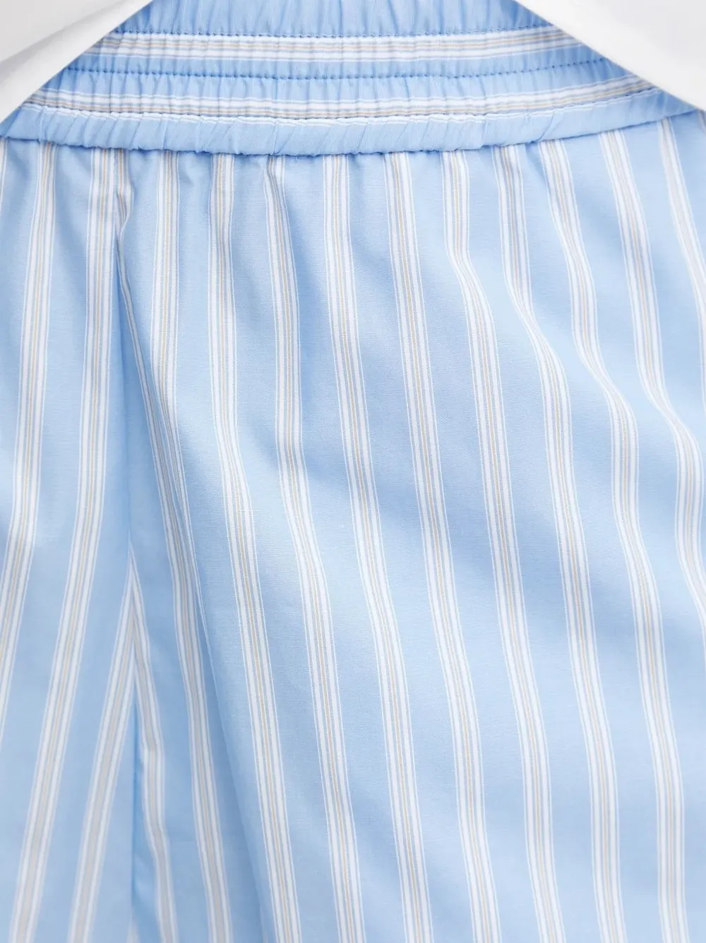 IVY OAK Gestreepte shorts met elastische tailleband Blauw