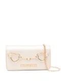 Love Moschino mini heart clutch bag - Gold