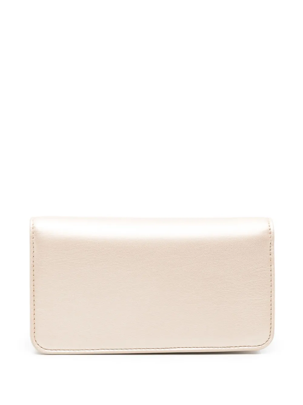 Love Moschino mini heart clutch bag Goud