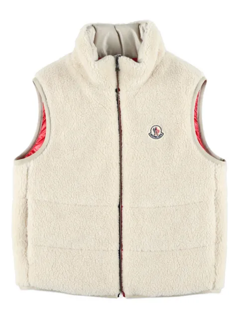 Moncler Enfant logo-patch gilet