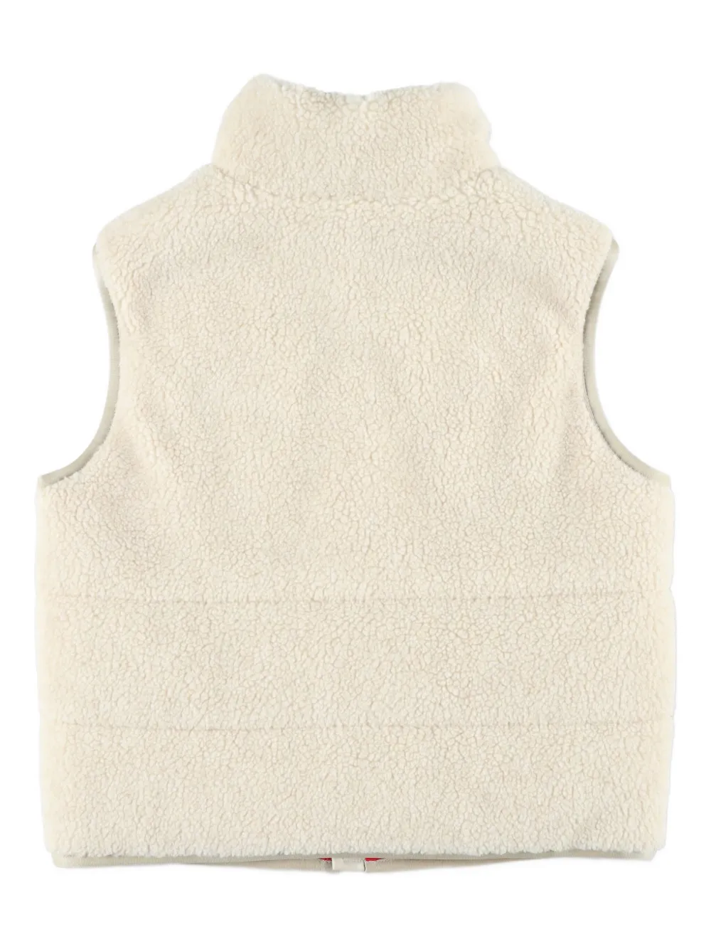 Moncler Enfant Gilet met logopatch Beige