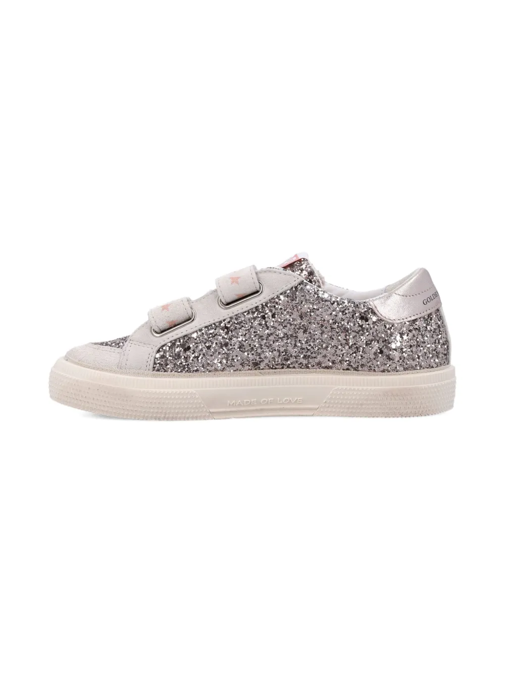 Golden Goose Kids Star-patch sneakers Silver