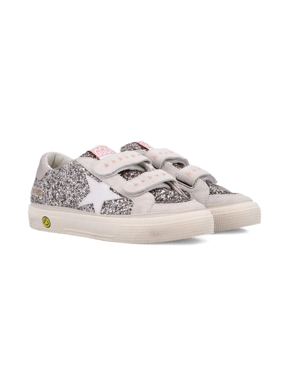 Golden Goose Kids Star-patch sneakers Silver