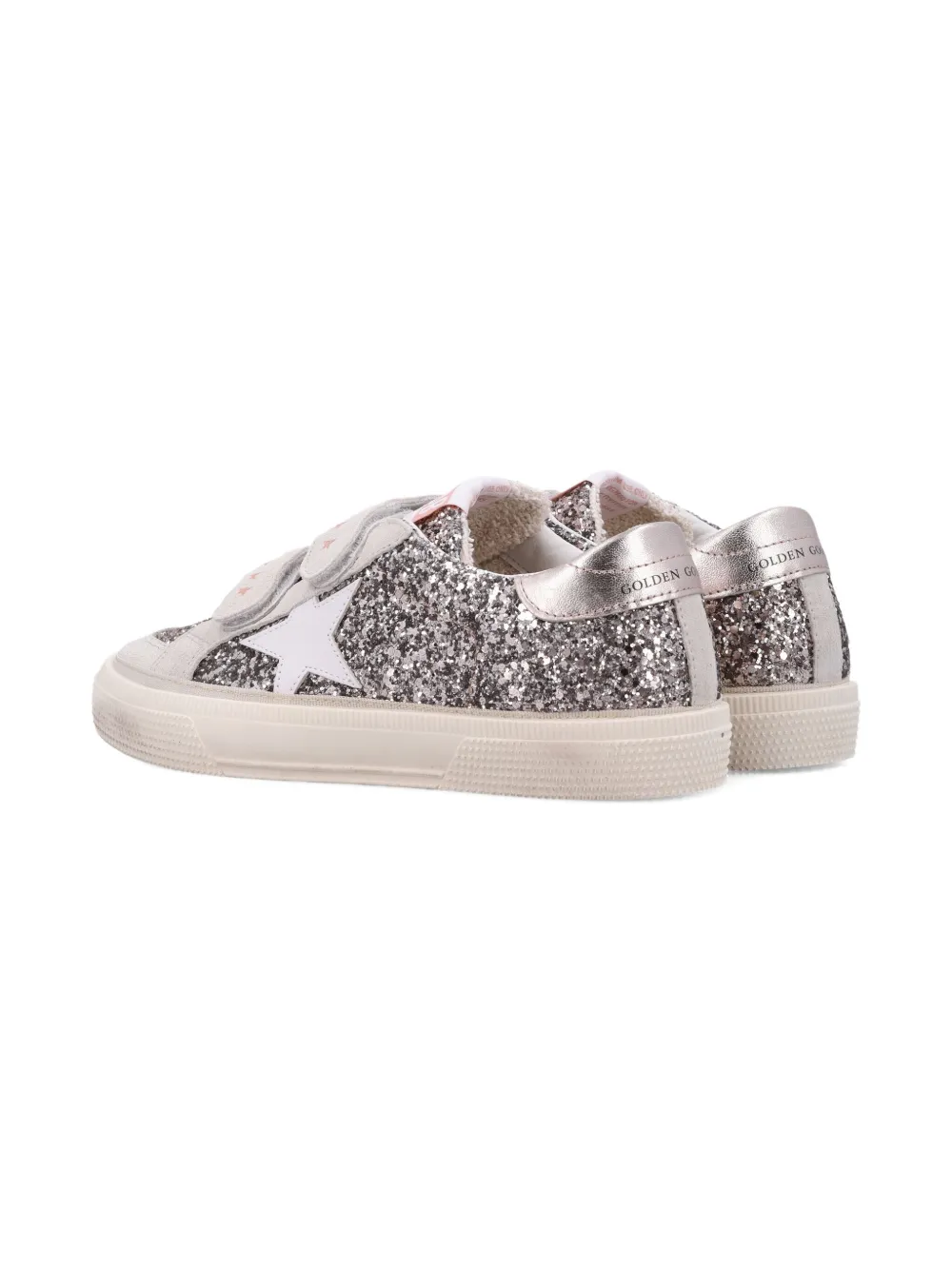 Golden Goose Kids Star-patch sneakers Silver