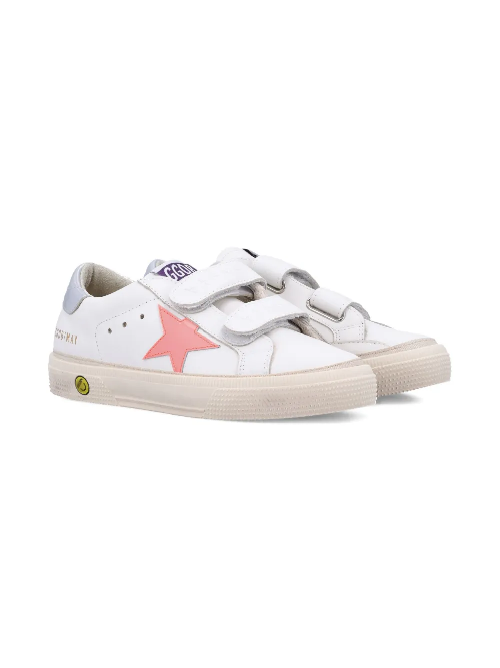Golden Goose Kids May star-patch sneakers White