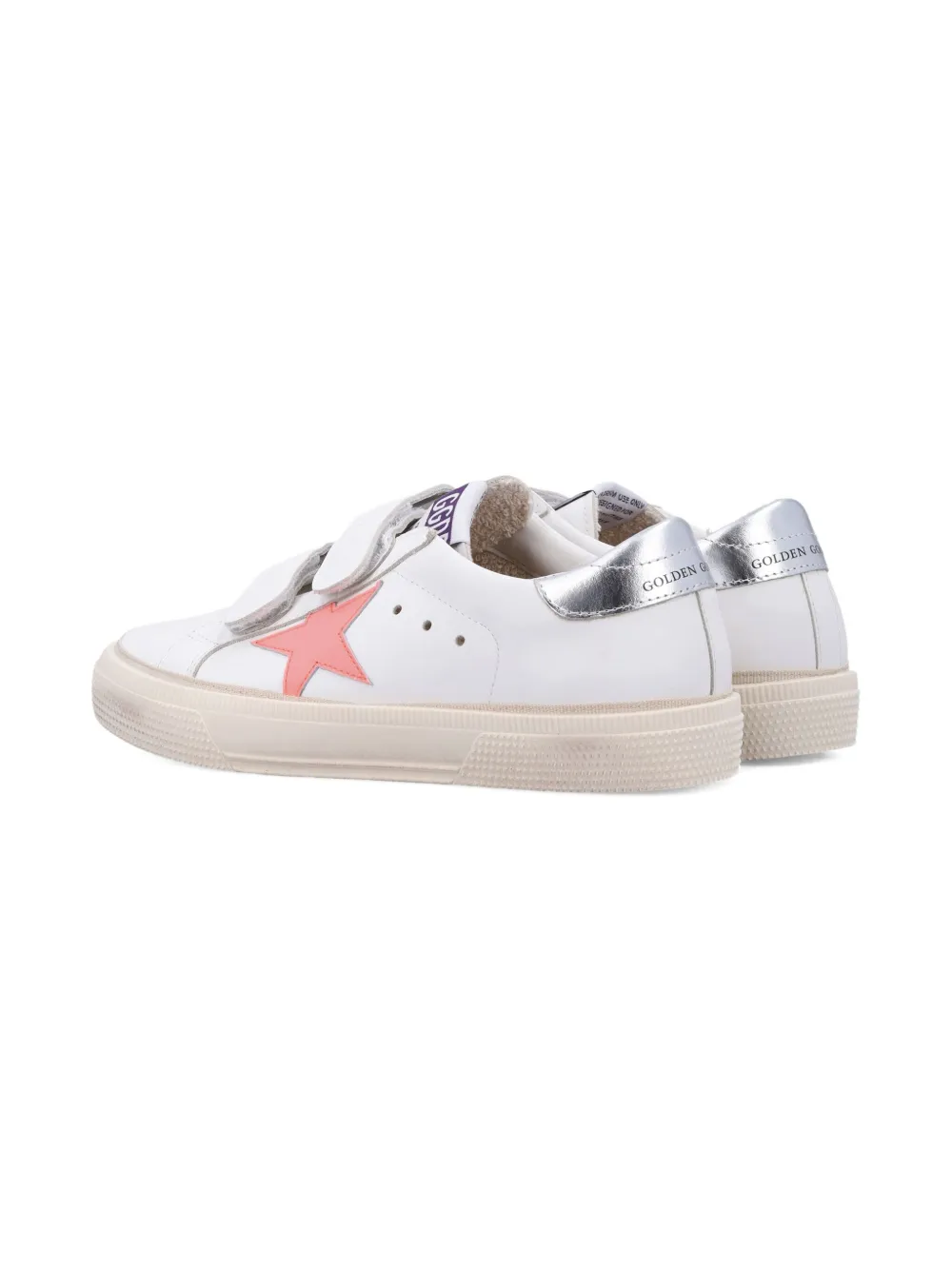 Golden Goose Kids May star-patch sneakers White