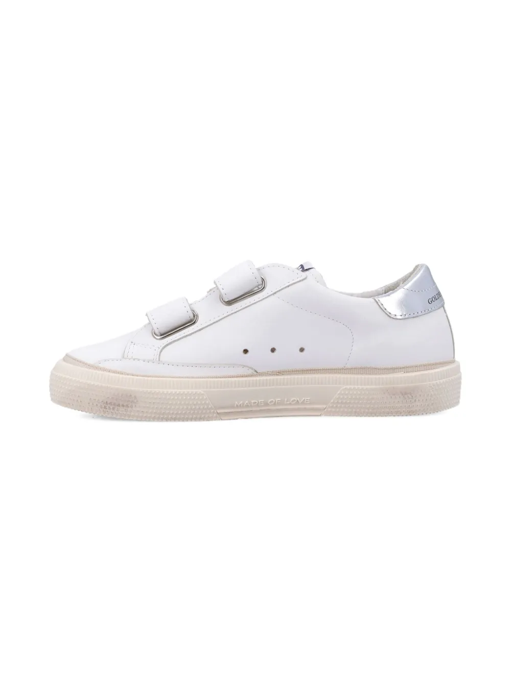 Golden Goose Kids May star-patch sneakers White