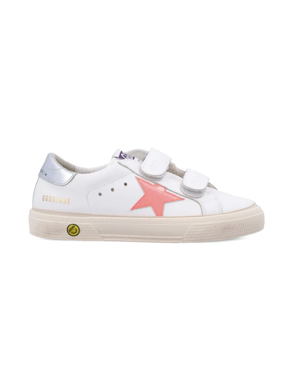 Golden Goose Kids May star-patch sneakers White