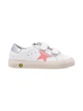 Golden Goose Kids May star-patch sneakers - White