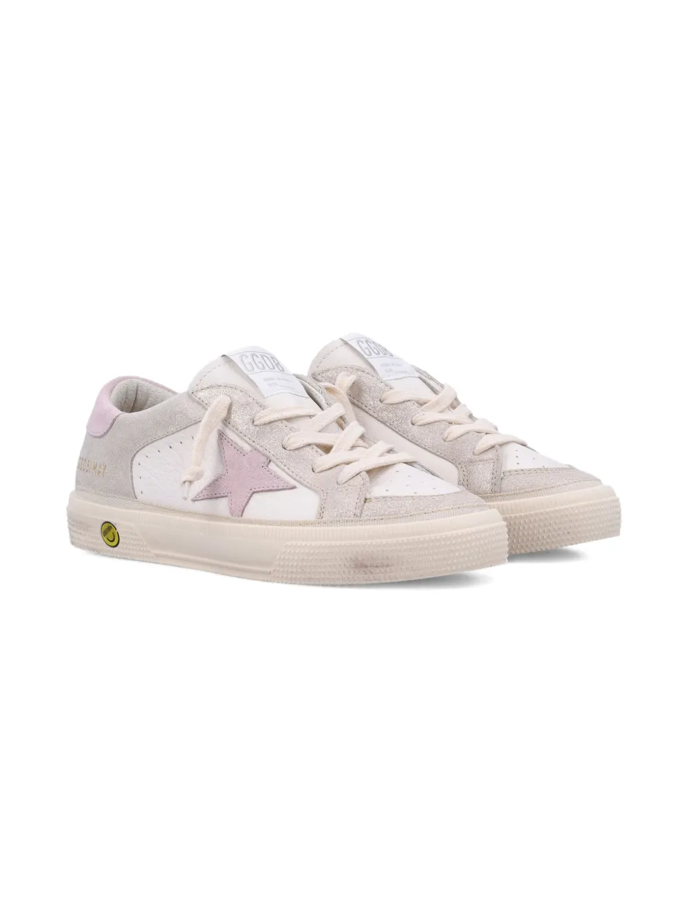 Golden Goose Kids Star-patch sneakers Grey