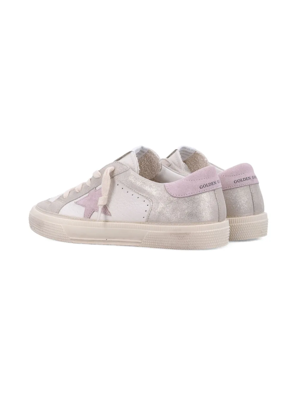 Golden Goose Kids Star-patch sneakers Grey