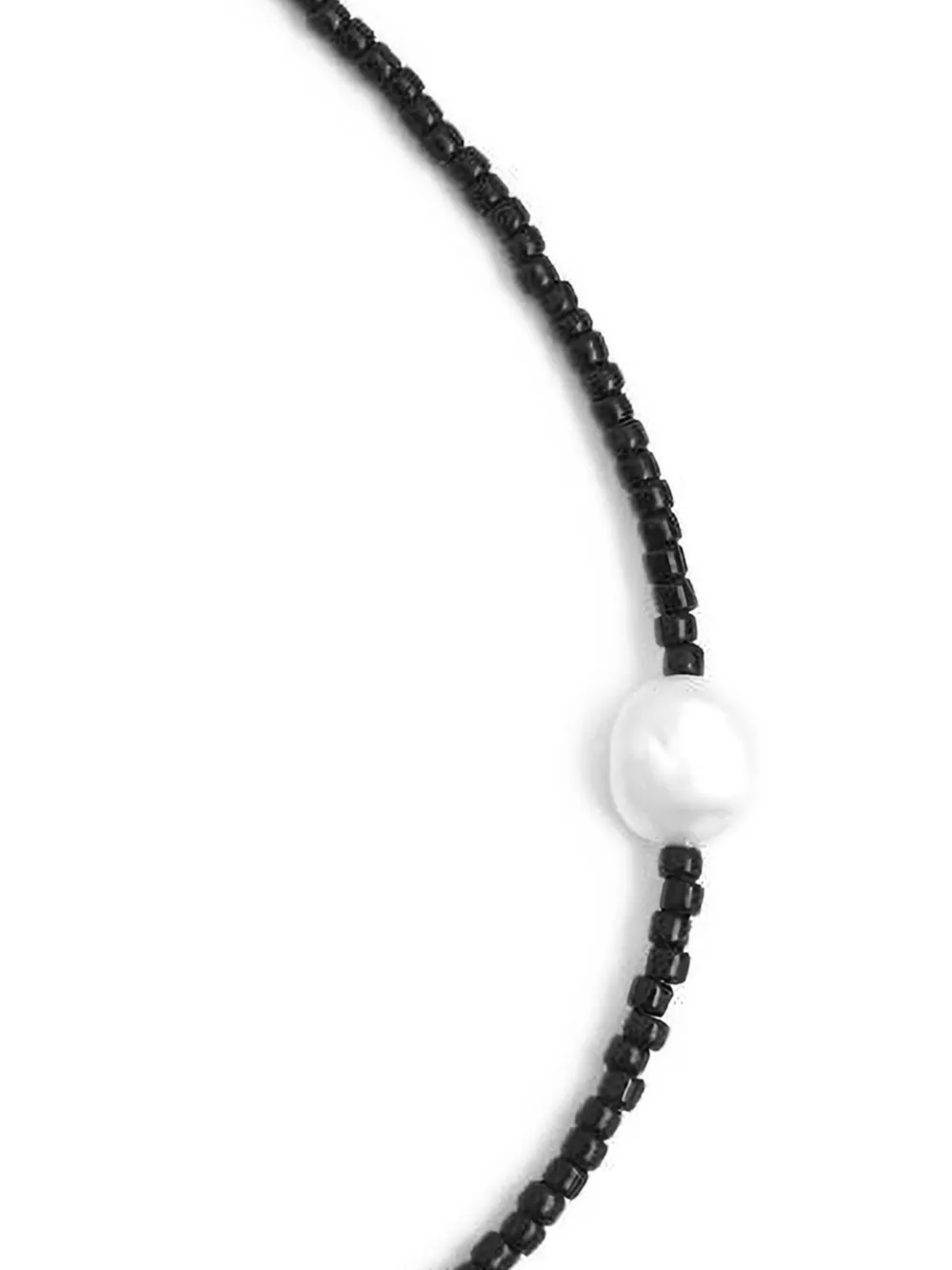 Santangelo Armband met parel - Zwart
