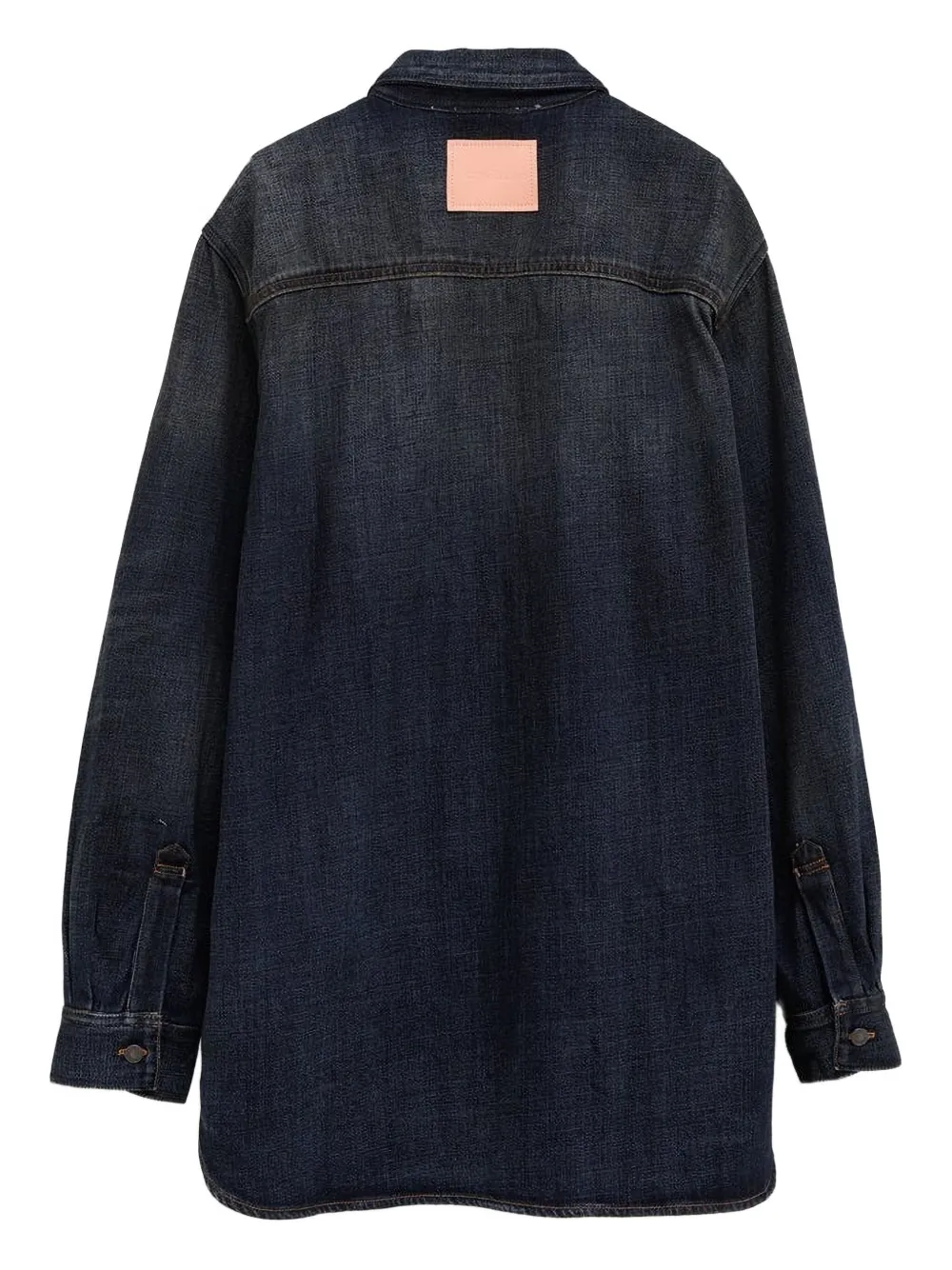 Acne Studios double-pocket denim shirt Blauw