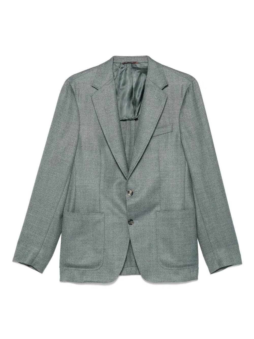 Canali Kei patch-pocket blazer | Green | Image 1