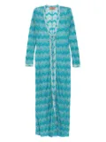 Missoni printed cover-up - Blue