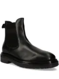 Gant elastic-panel leather boots - Black
