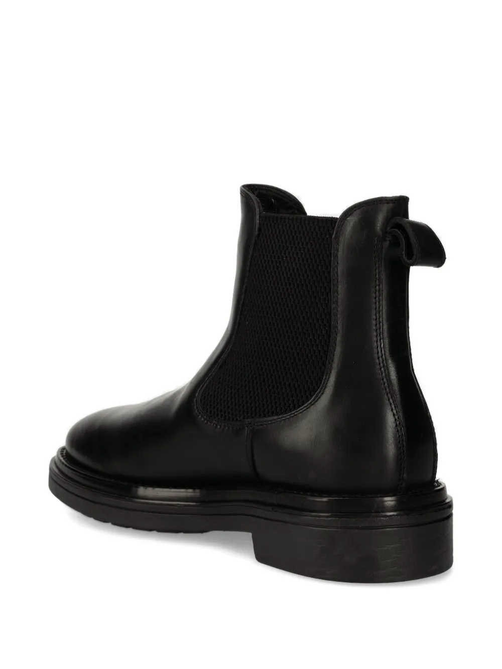 Gant elastic-panel leather boots Black