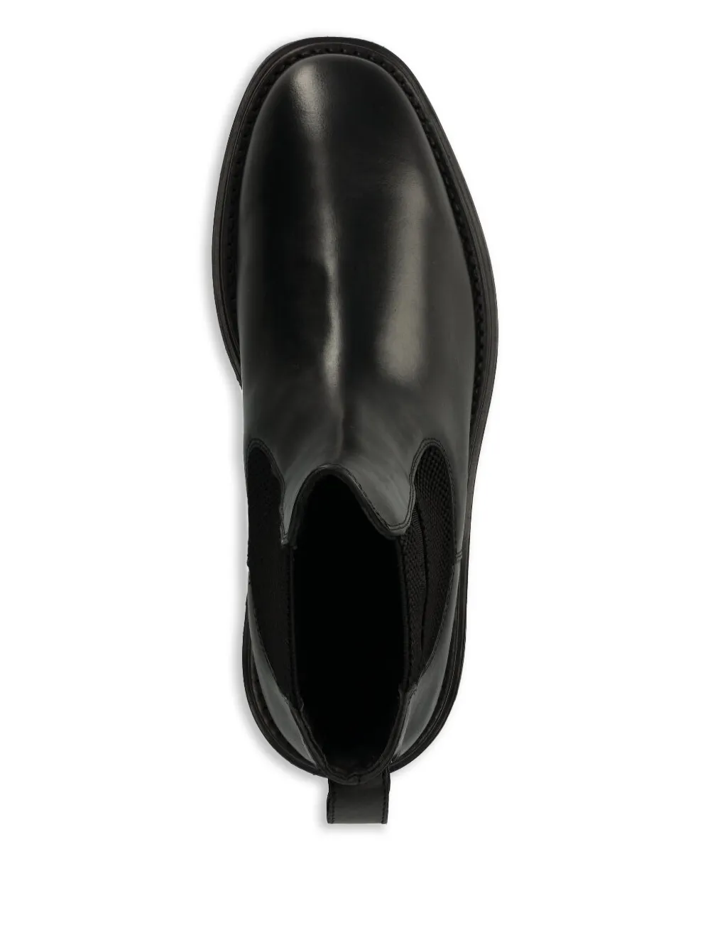 Gant elastic-panel leather boots Black