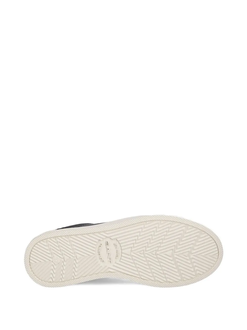 Gant leather glitter-panel sneakers Black