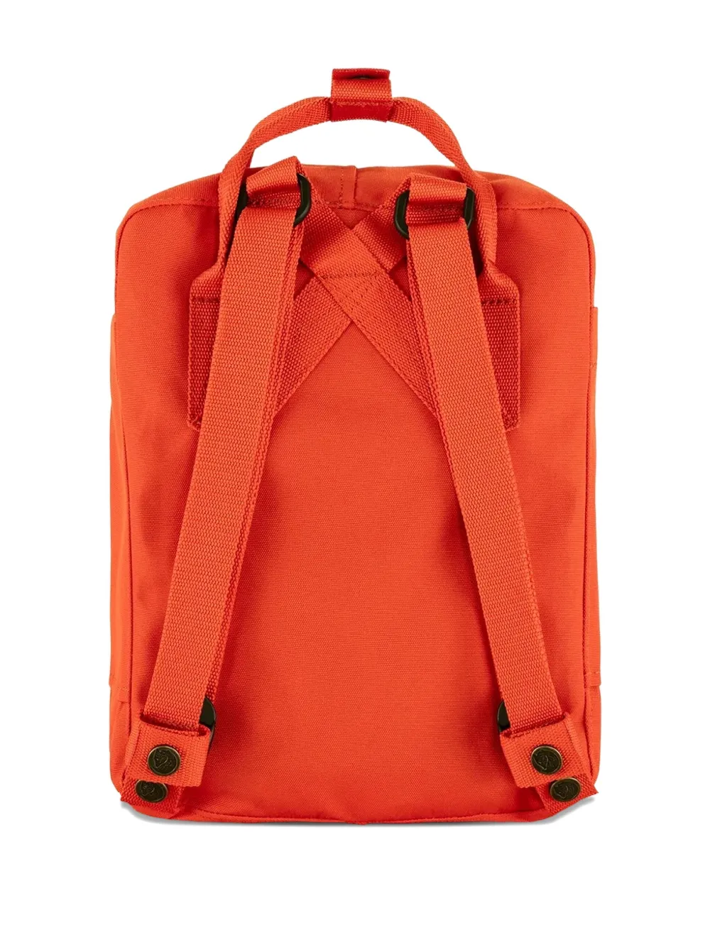 Fjall Raven Mini Kånken Embossed-logo Backpack In Orange