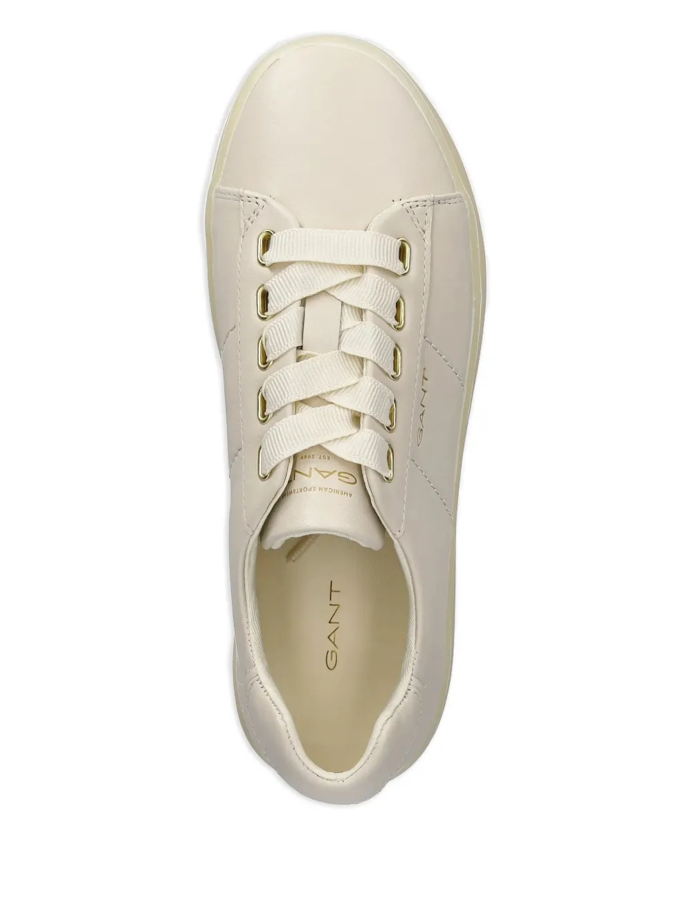 Gant Avona sneakers met plateauzool Beige