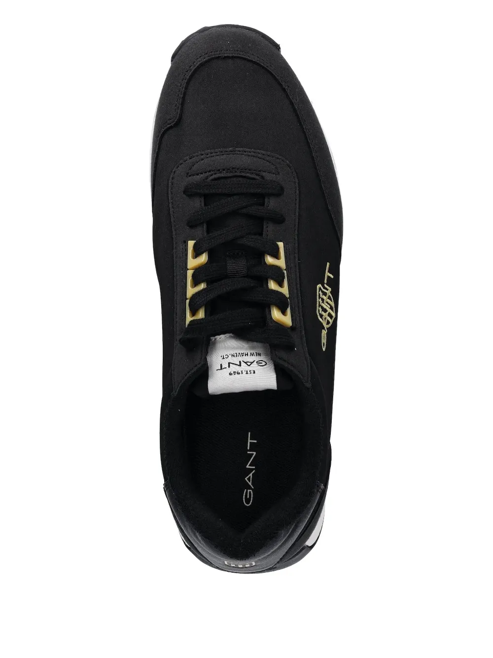 Gant logo-embroidered sneakers Black