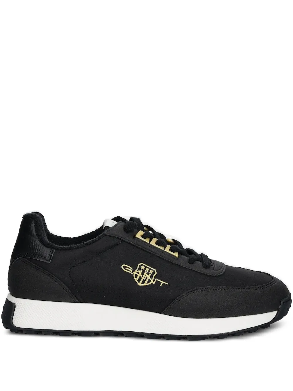 Gant logo-embroidered sneakers Black