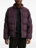 DICKIES logo-print puffer jacket - Purple