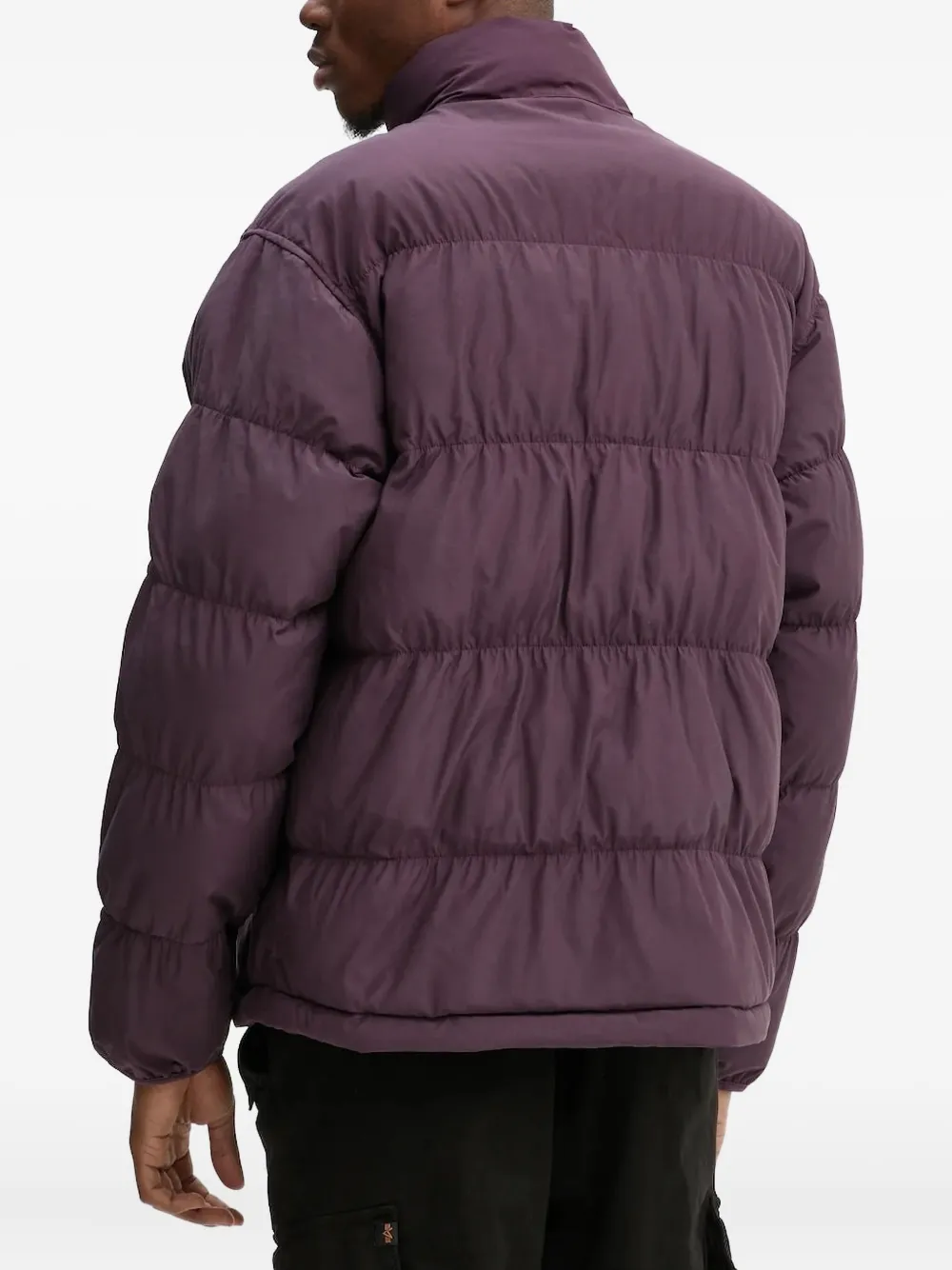 DICKIES Donsjack met logoprint Paars